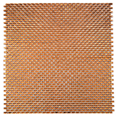 Artistic Jewels 12 in.x 12 in. Diamond Cut Glass Handmade Mosaic Decorative Kitchen & Bathroom Wall Tile