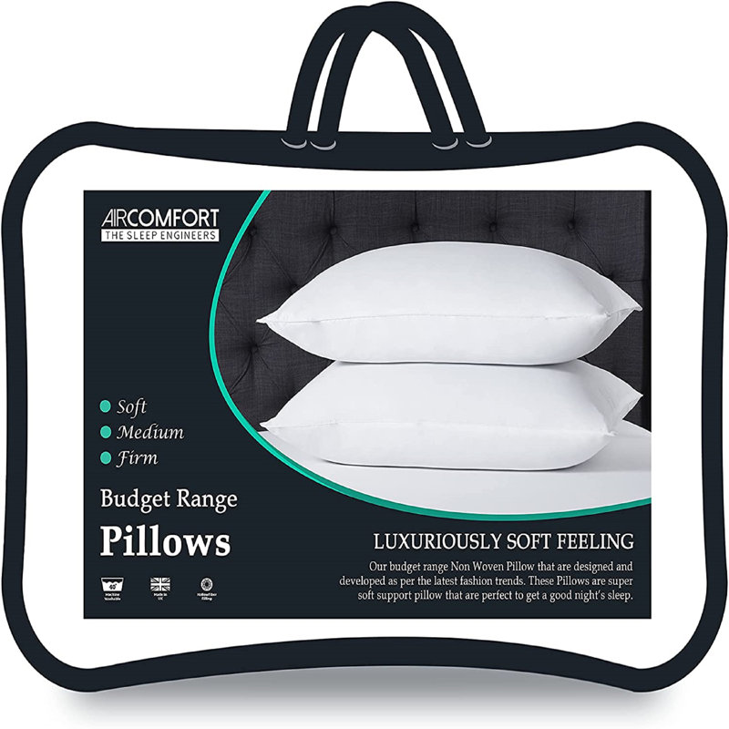 Aircomfort Bounce Back Hollowfiber Firm Support Pillow