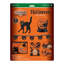 Déco d'Halloween rétro Beistle - ensemble de 8 pièces de décoration d'Halloween rétro avec centre de table articulé pour chat, chat et lune, découpes, banderole de chat et signe Happy Halloween
