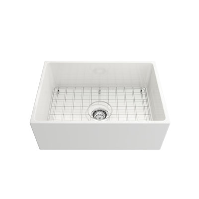 27'' L Single Bowl Fireclay Kitchen Sink