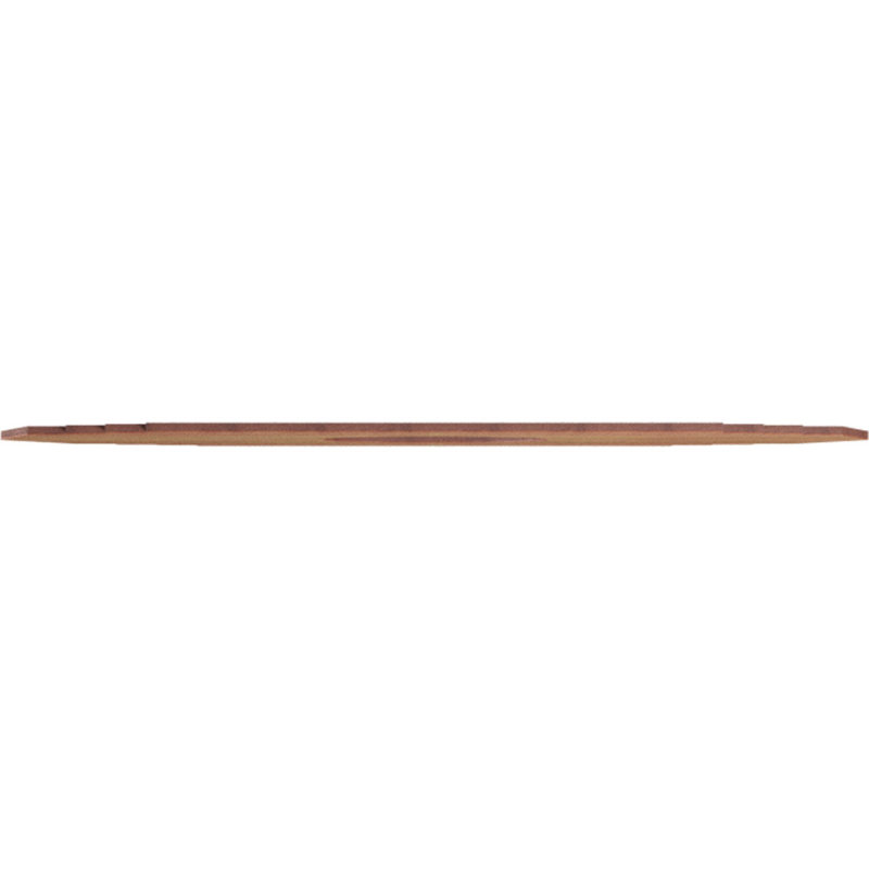 Médaillon de plafond en bois Chrysler, Noyer, H 18 po x l 36 po x P 0,38 po