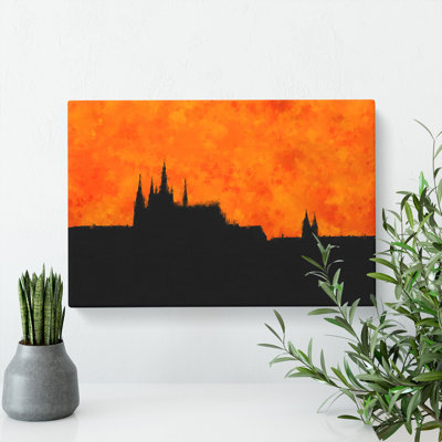 Prague Castle - Wrapped Canvas Painting