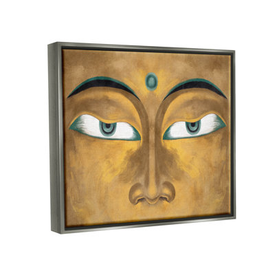 " Indian Bindi Close-up Portrait " by Lil' Rue Painting Print