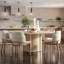 Jacquelyn Elm Upholstered Dining Chair, Off-white-52356134-60669603
