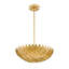 Lustre 5 lumières feuille d'or Eclectic-1472353007-1472353006