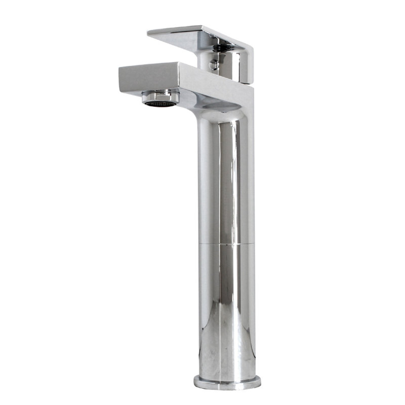 Solid Brass Vessel Bathroom Faucet Chrome Finish