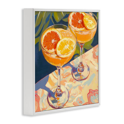 Giclée encadrée de fruits fruités d'été, design par Petal Prints Design
