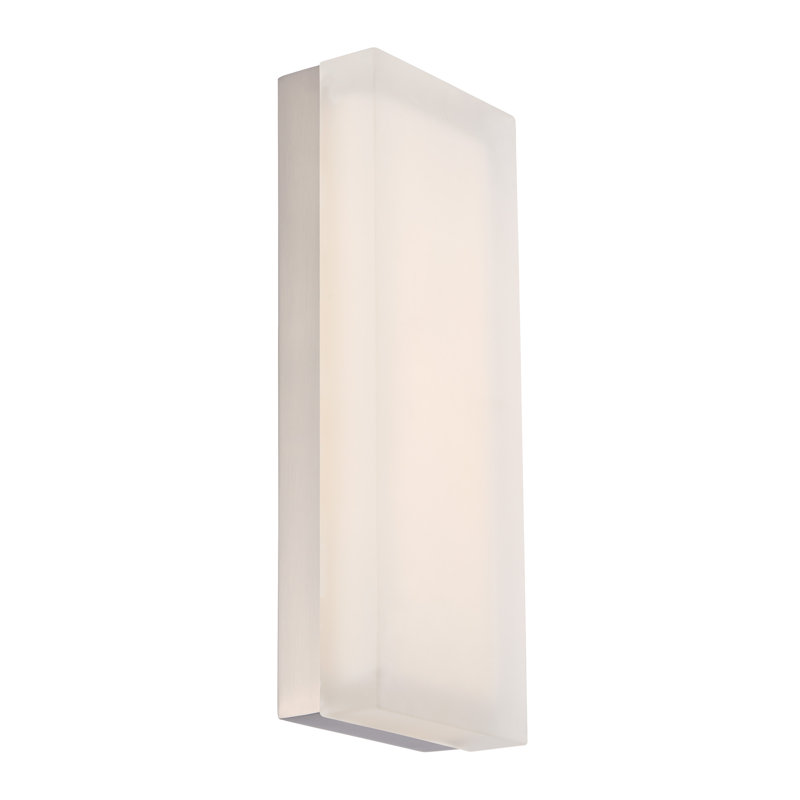 Venuti LED Flush Mount Light, Brushed Nickel, 2700K, 2.63" H x 14" W x 5.38" D