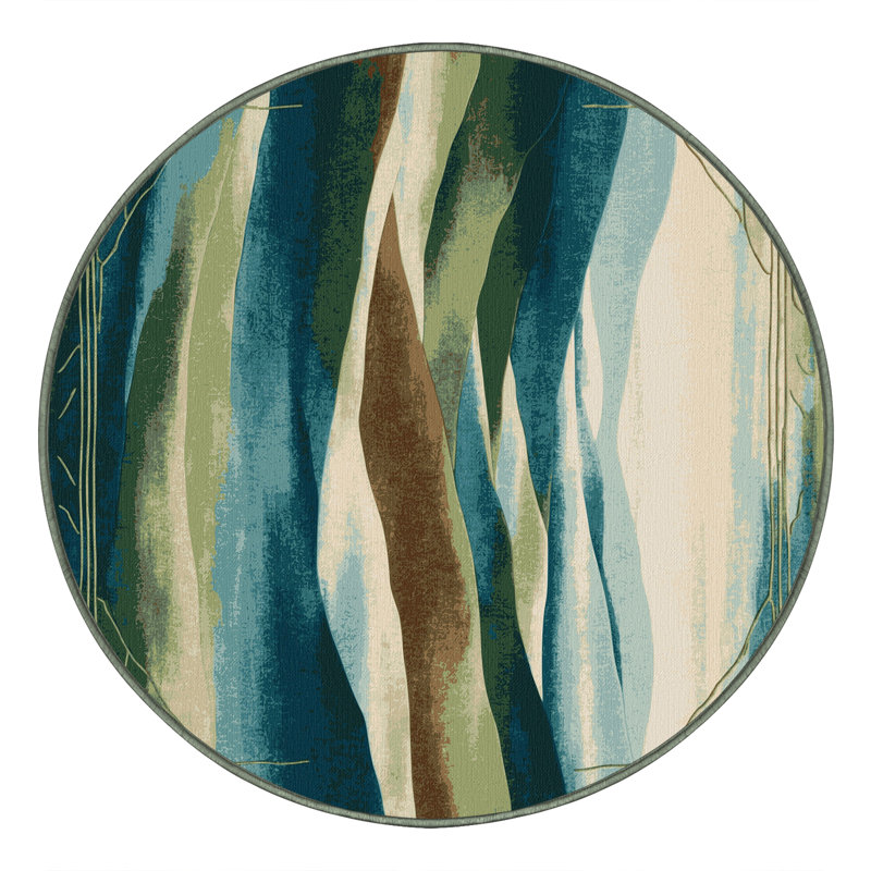 Stellar Tapestry Rug, Round 6'