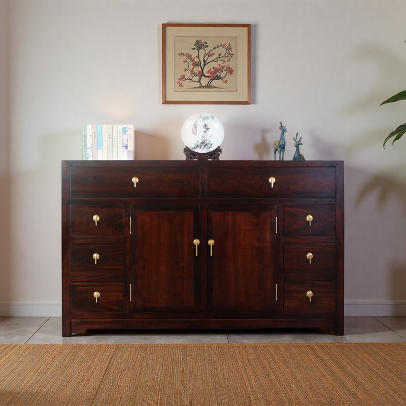 Buffet de style rétro minimaliste, Noyer