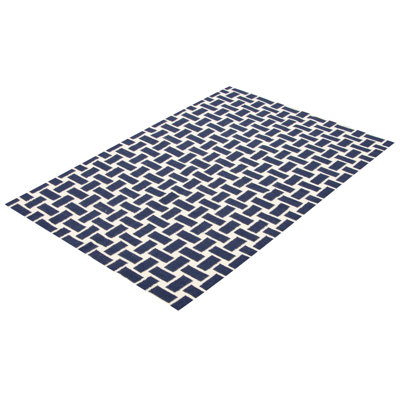 Helin Wool Geometric Indoor Rug
