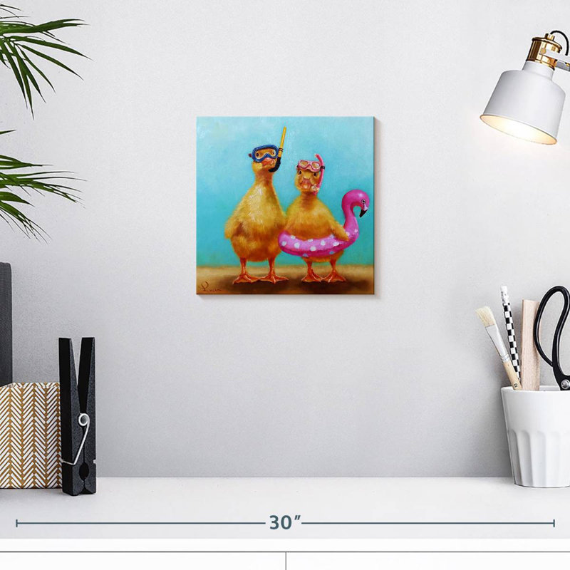 Crowle Pool Party, 10" H x 10" W