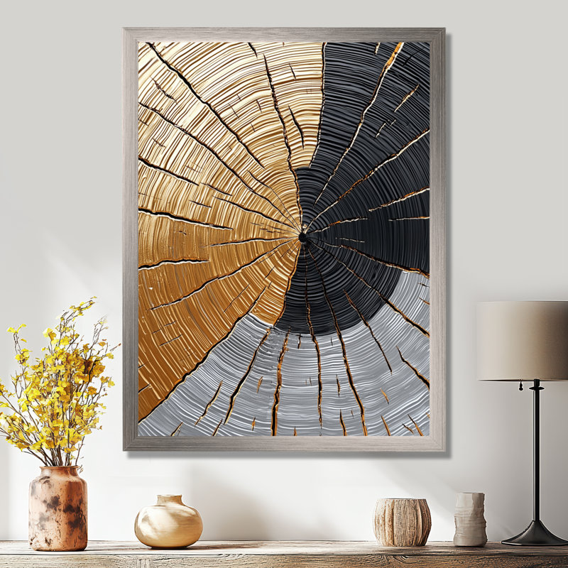 Aphan - Landscapes Wall Art, H 44 po x l 34 po, Reproduction encadrée sans passe-partout, Argent argent