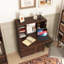Armoire de bureau polyvalente et pliable pour le bureau, la maison et le dortoir, offrant beaucoup de rangement et une conception peu encombrante