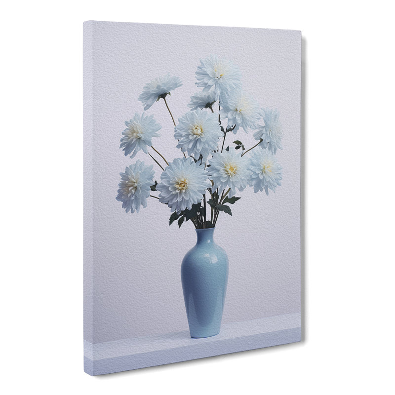 Chrysanthemums Minimalism No.3 - Wrapped Canvas, 50cm H x 35cm W x 3cm D