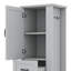 Armoire de rangement avec compartiment inclinable et tiroir - tablettes réglables-369140385
