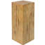 Tables de bout empilables en carré naturel rétro - conception en colonne, idéales pour l'organisation de la chambre à coucher et du bureau-126496580