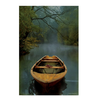 Art mural sur toile tendue - Art mural «The Old Lake» par Carlos Casamayor pour le salon, la chambre à coucher ou le bureau - 16 x 24