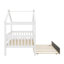 Lit maison avec lit gigogne-818125587