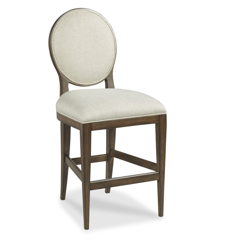 Tabouret de bar et de comptoir Ovale, Tabac, Tabouret de bar (siège d'une hauteur de 31 po)