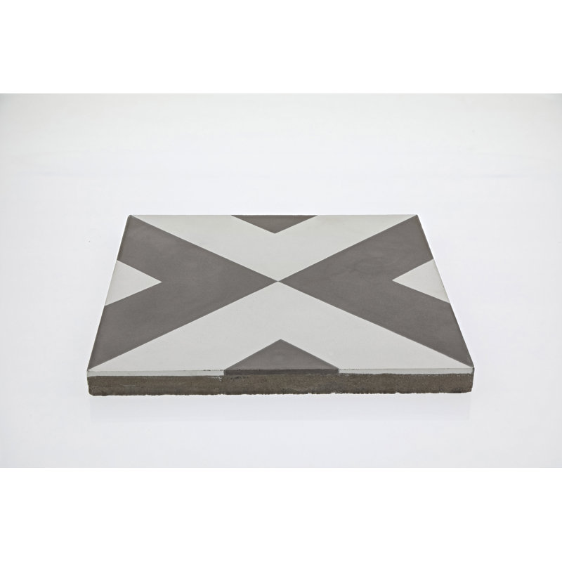 Remy 8 in. x 8 in. Glazed Tile, Frame