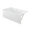 Baignoire d'angle Concorde 60" x 30" avec bonde à gauche, tablier et accoudoirs-102694150