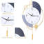 Aleighna Metal Wall Clock