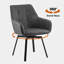 Byun 48cm H Upholstered Metal Armchair-1326517238