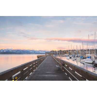 Comox Marina by StephenBridger - Wrapped Canvas Print
