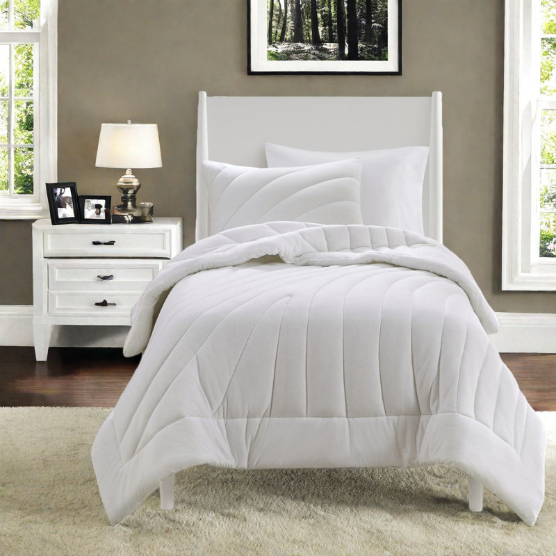 Ensembles de literie douillets pour grand confort matelassé moderne en polyester