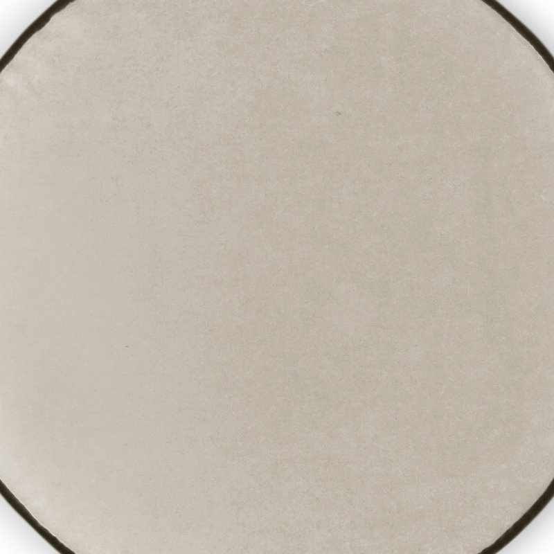 Posh Circle Circular Pillow Cover & Insert, Ivory