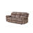 Zubaida Two Tone Grey Velvet Recliner Sofa w/USB Port & Drop Down Table-953050027