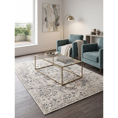 Tapis oriental crème / gris Tonia