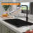 Polyfurniture Pull Out Touchless Kitchen Faucet