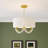Grieco 4-Light Dimmable Drum Chandelier with Beaded Accents and Adjustable Height