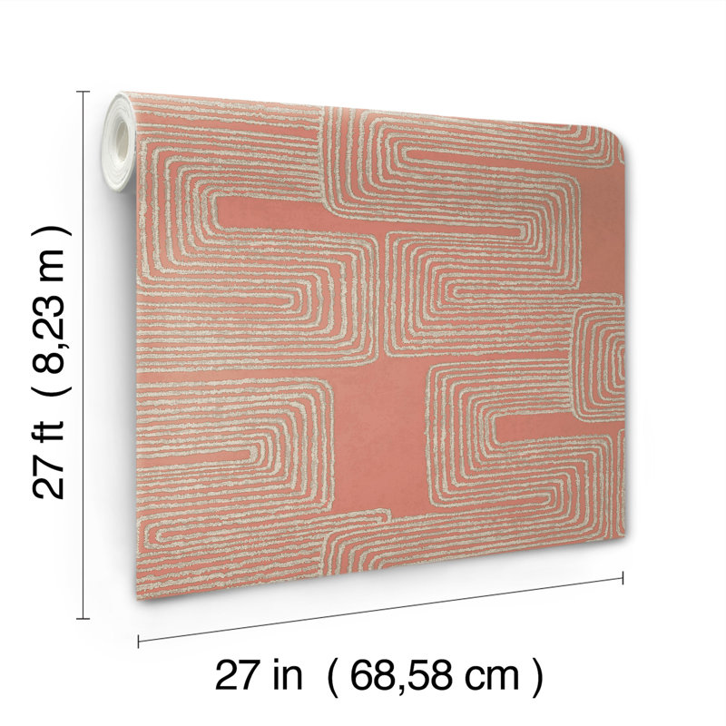 Zulu Thread Wallpaper, Pink
