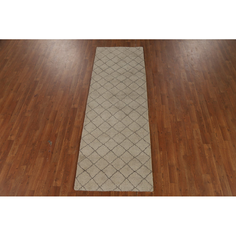 Tapis de couloir oriental marocain All-Over Trellis 3 x 8