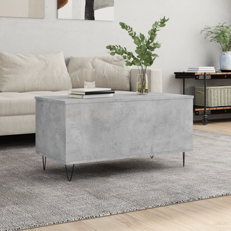 Moriaty Coffee Table, Concrete Grey, 60cm L x 44.5cm W x 45cm H