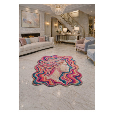 Tapis tissé à la crème Mosso