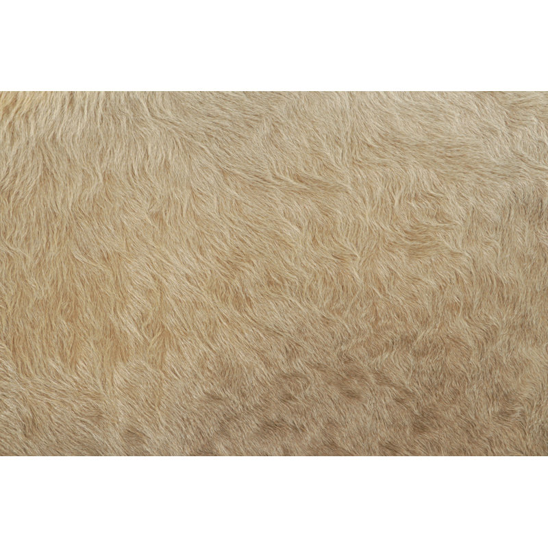 Rug & Kilim’S Large Cowhide Rug In Beige-Brown And Cream Tones