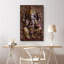 «Ganesha Hindu God Sculpture», reproduction d'art sur toile encadrée-96429210