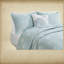 Comfortable Cotton Bedding Sets Aqua Coastal Embroidered Style