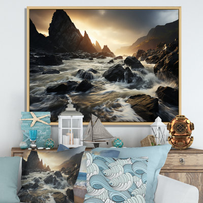 " Rocky Beach Rocky Seascapes I "