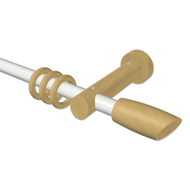 Dahlonega Curtain Pole Set, 5cm H x 480cm W x 15cm D