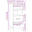 Aarush Metal 1 - Door Rectangle Accent Cabinet-1634388503