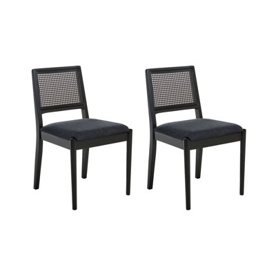 48cm H Fabric Upholstered Full Back Side Chair