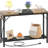 39.4" Console Table With Power Outlet, Entryway Table With Storage Shelves, Desk-1575172671