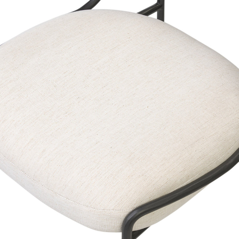 Nettie Dining Chair-Crypton Nomad Snow, Crypton Nomad Snow