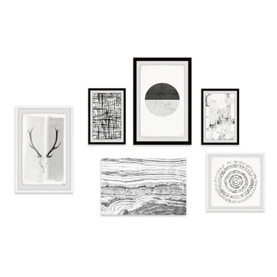 « enigmatic symbolie hexaptych »