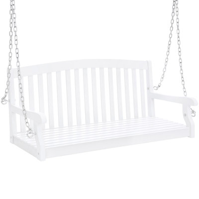 Cacilia 3 Person Acacia Porch Swing